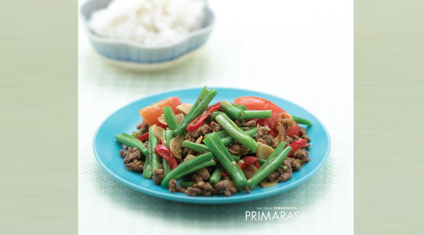 Resep Buncis Masak Daging Sapi Cincang